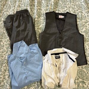 OshKosh B'gosh White Shirt with Black Trim